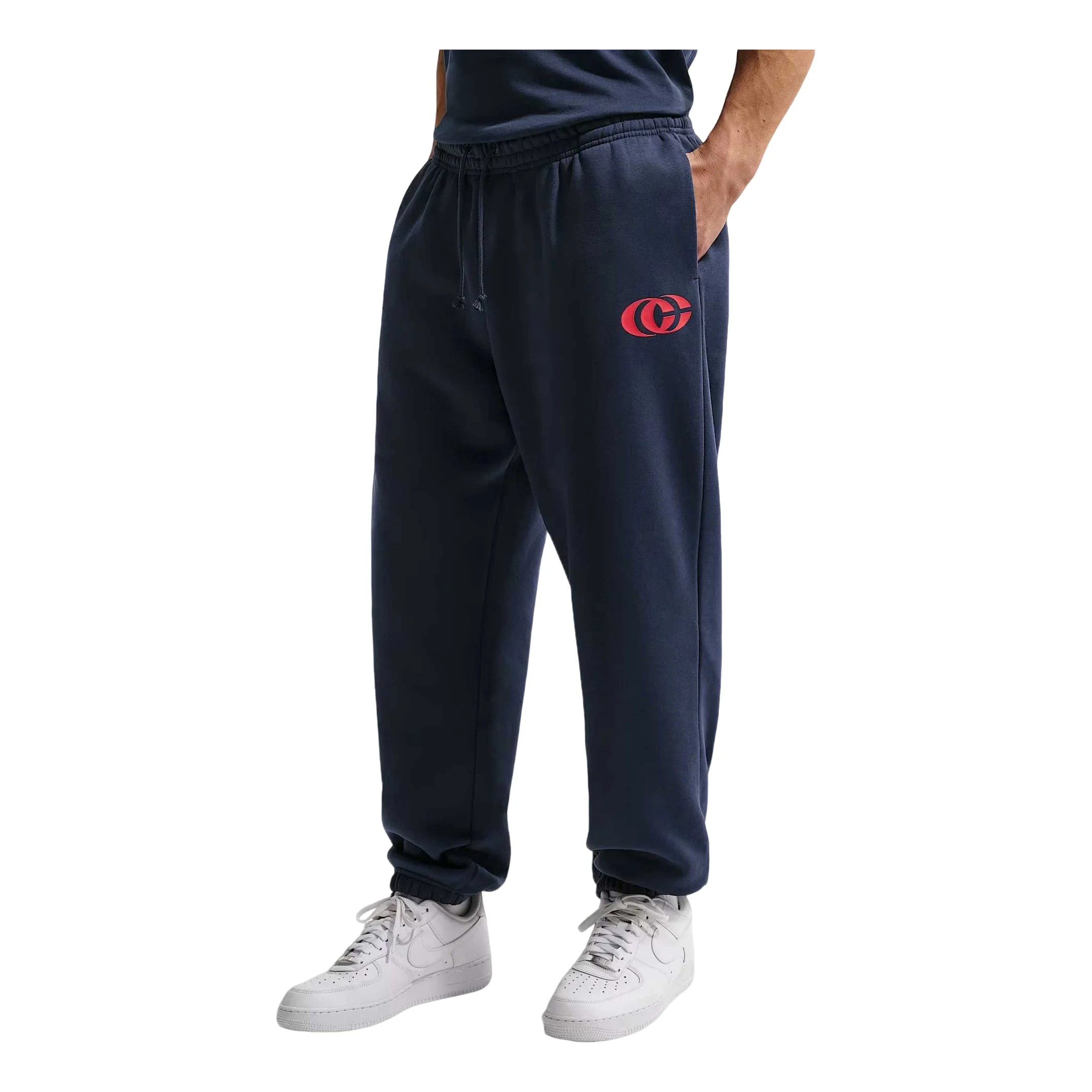 Nike x Caitlin Clark Phoenix Fleece Pants 'Midnight Navy University Red' IQ5643-411 - 1