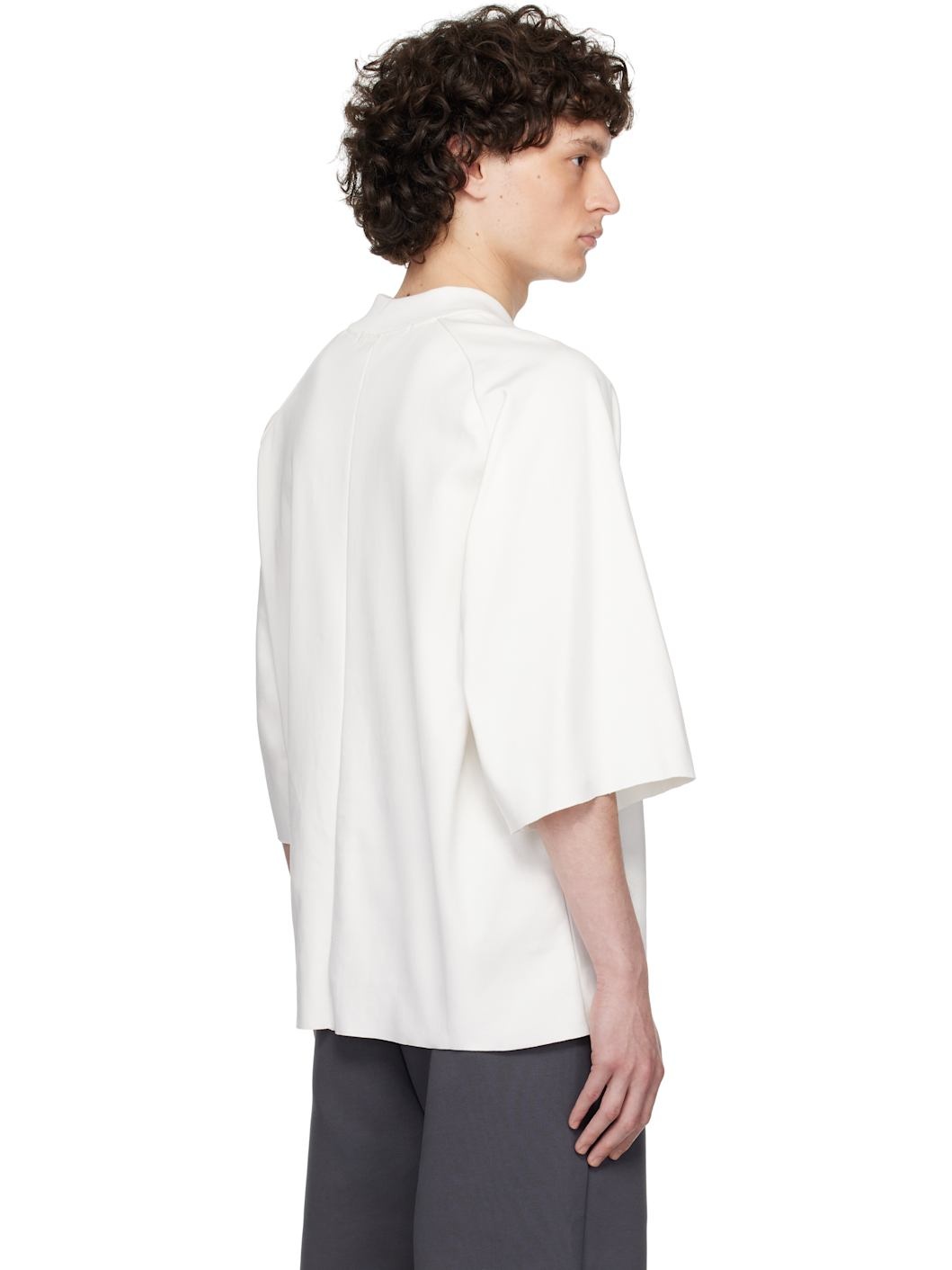 White Raglan Box T-shirt - 3