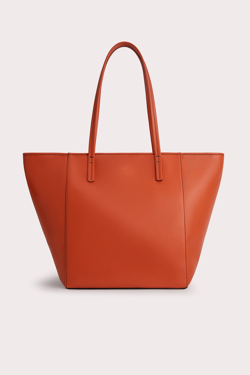 Club Tote Burnt Orange Box Calf Leather - 1