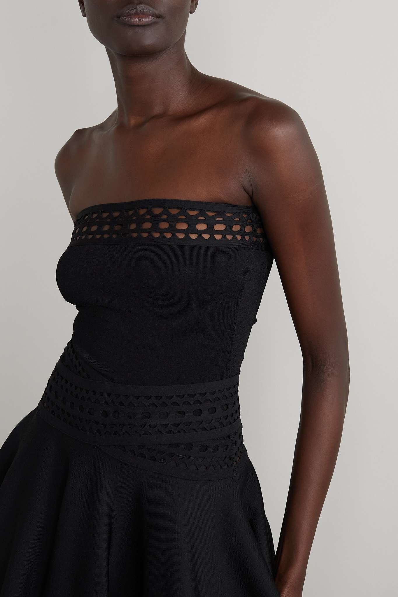 Archetypes convertiable off-the-shoulder stretch-knit bodysuit - 5