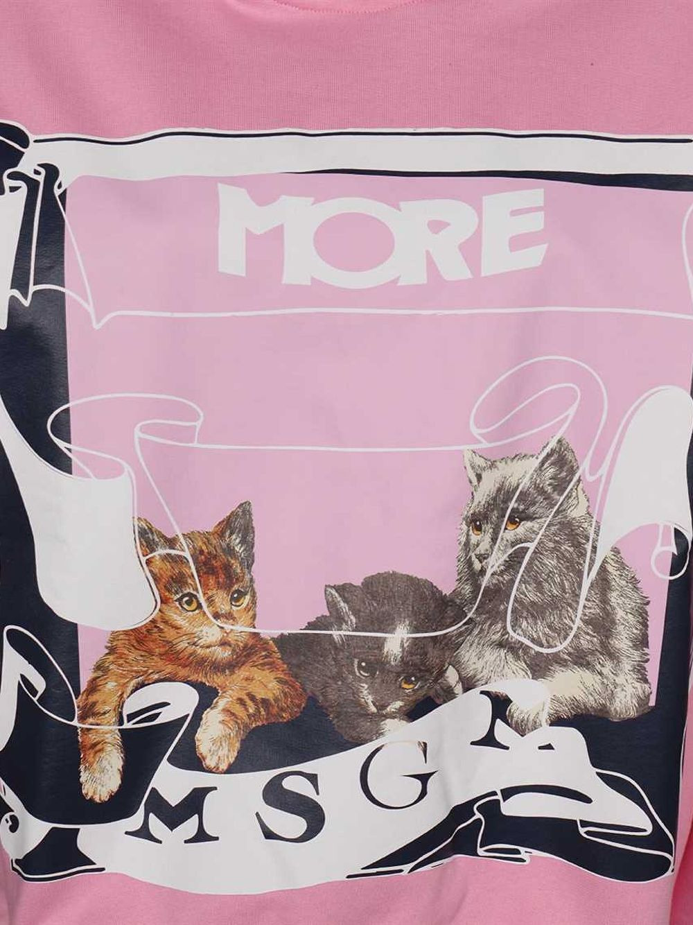 cat-print hoodie - 3