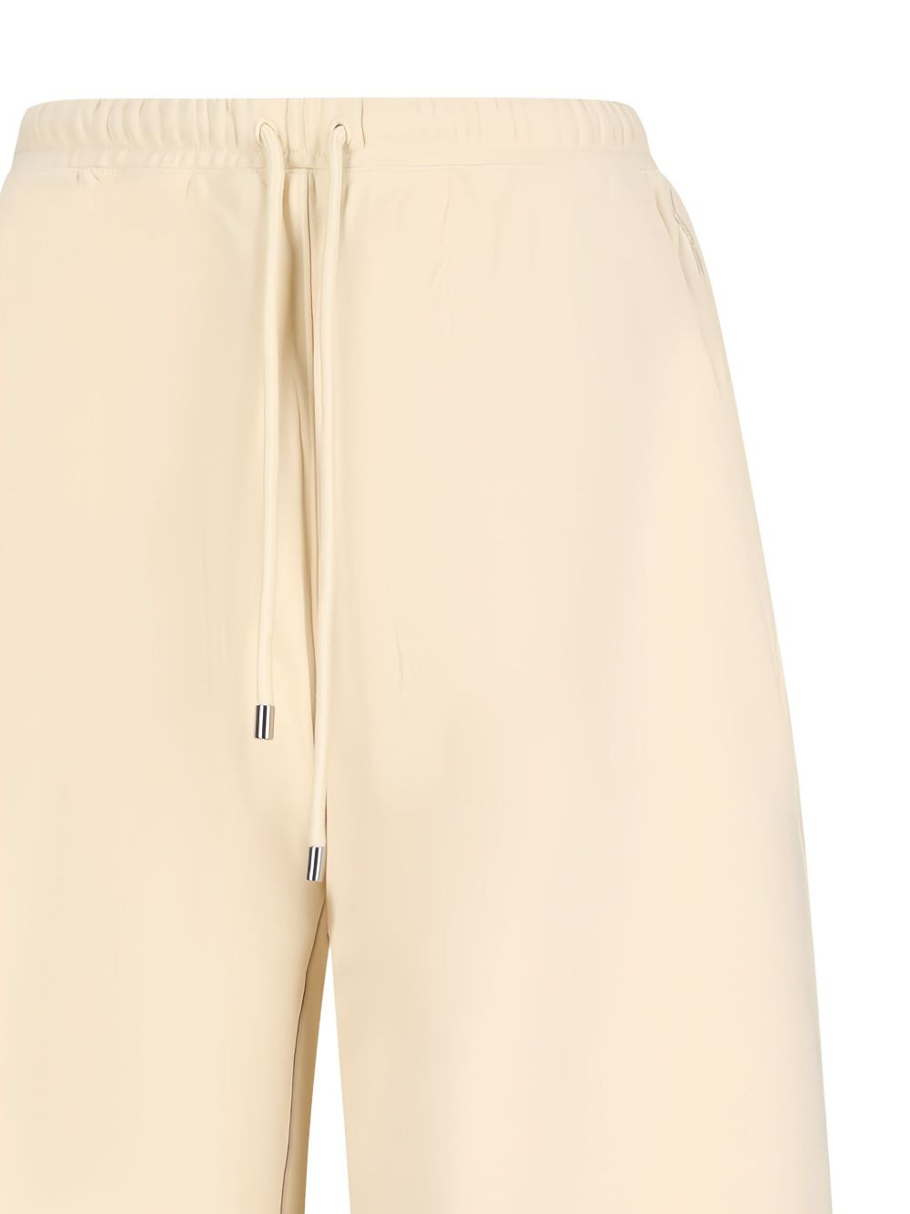 drawstring wide-leg trousers - 3