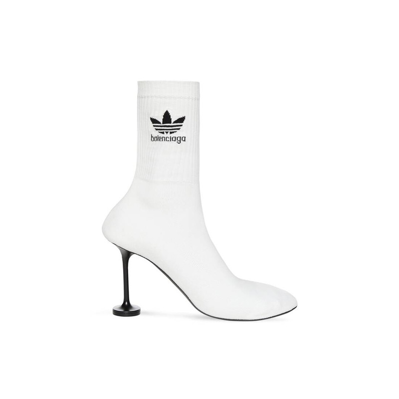 Women's Balenciaga / Adidas Sock 90mm Bootie in White 1
