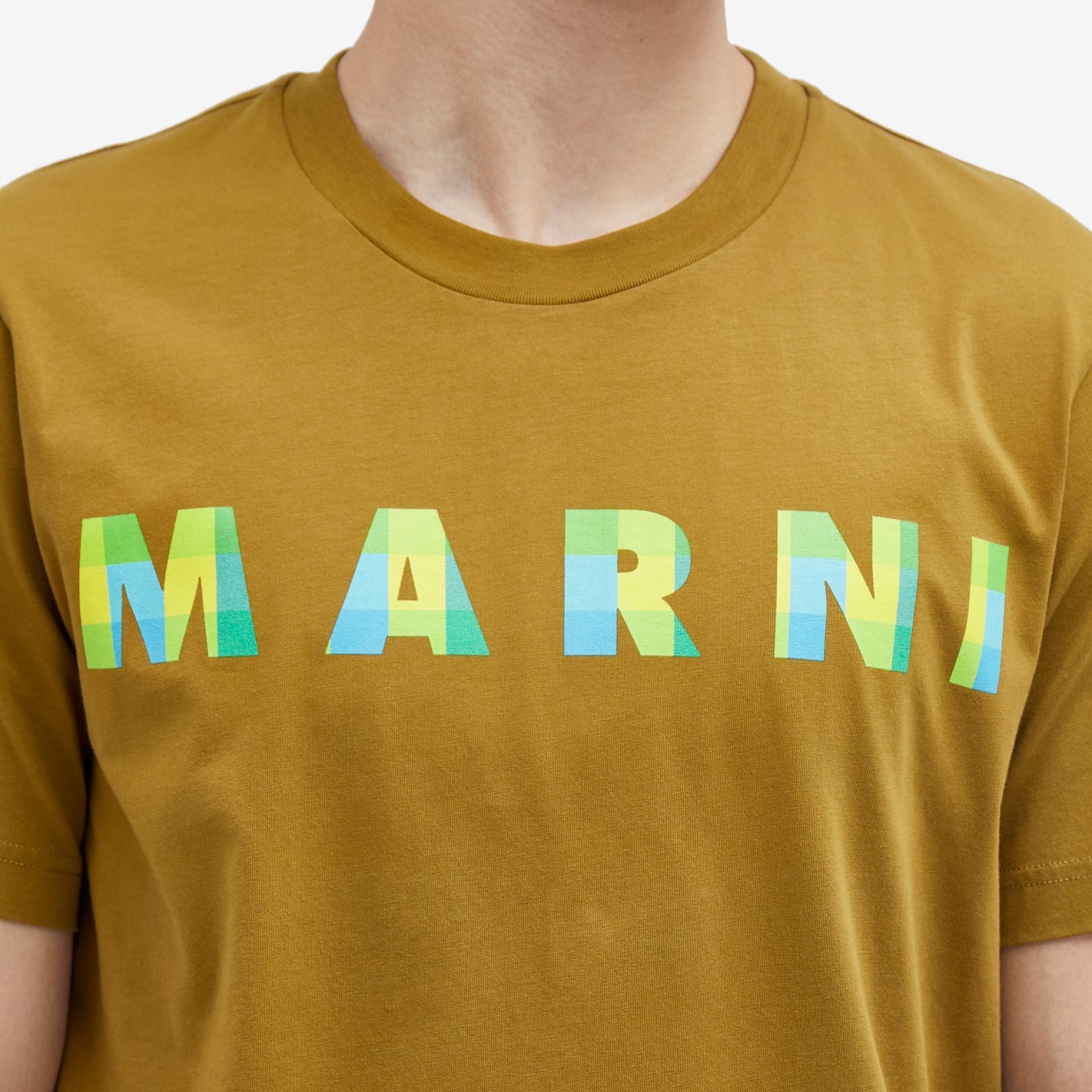 Marni Gingham Logo T-Shirt - 5