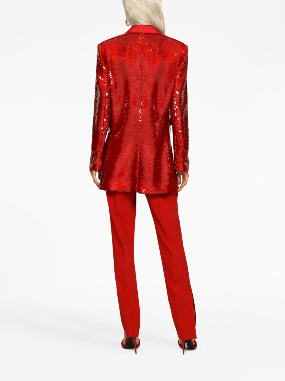 high-rise straight trousers - 4