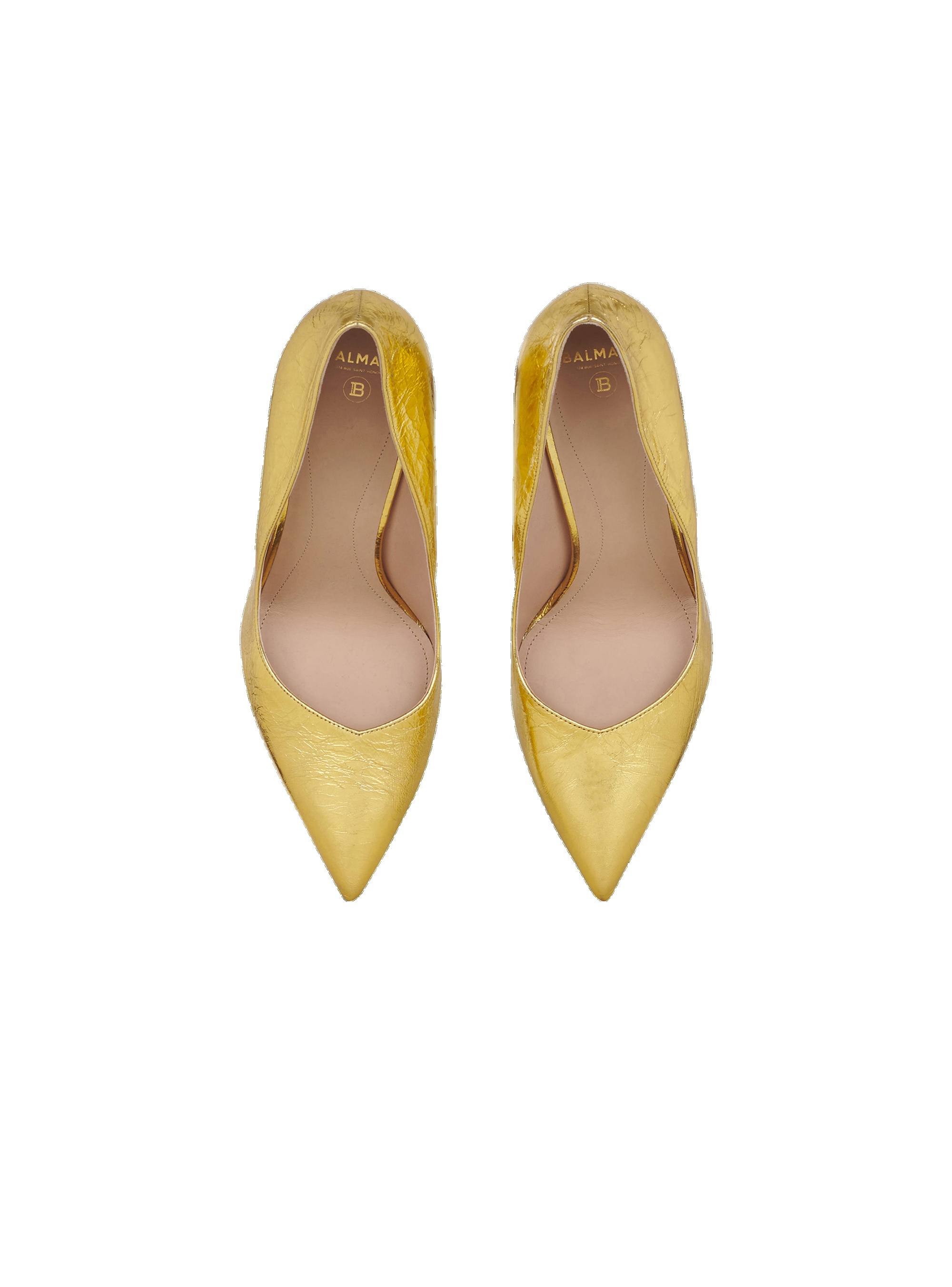 Pumps Ruby craquele metallic leather - 3