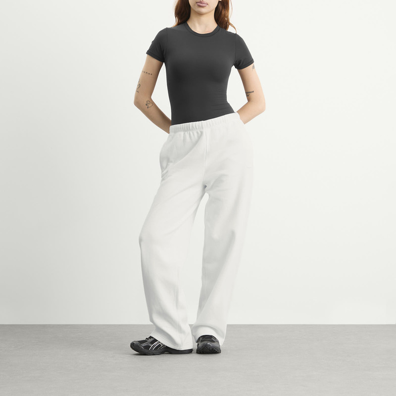 SKIMS SKIMS Cotton Fleece Classic Straight Leg Pants outlook
