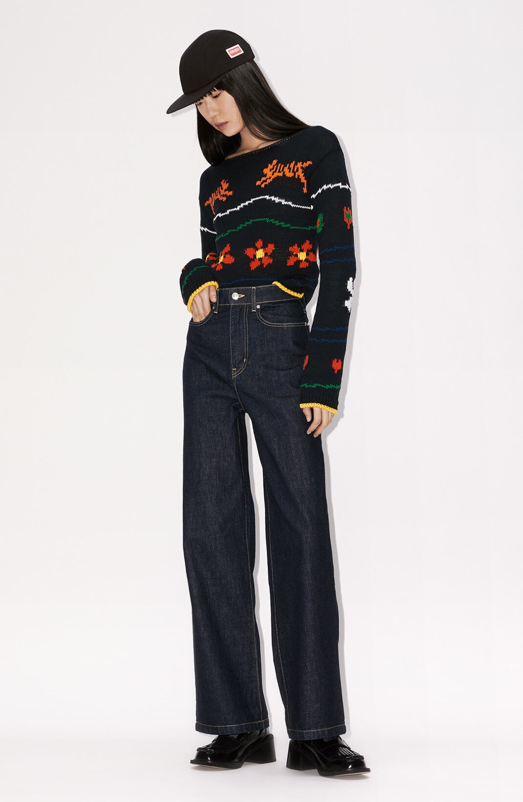 'KENZO Pixel' cropped jumper - 3