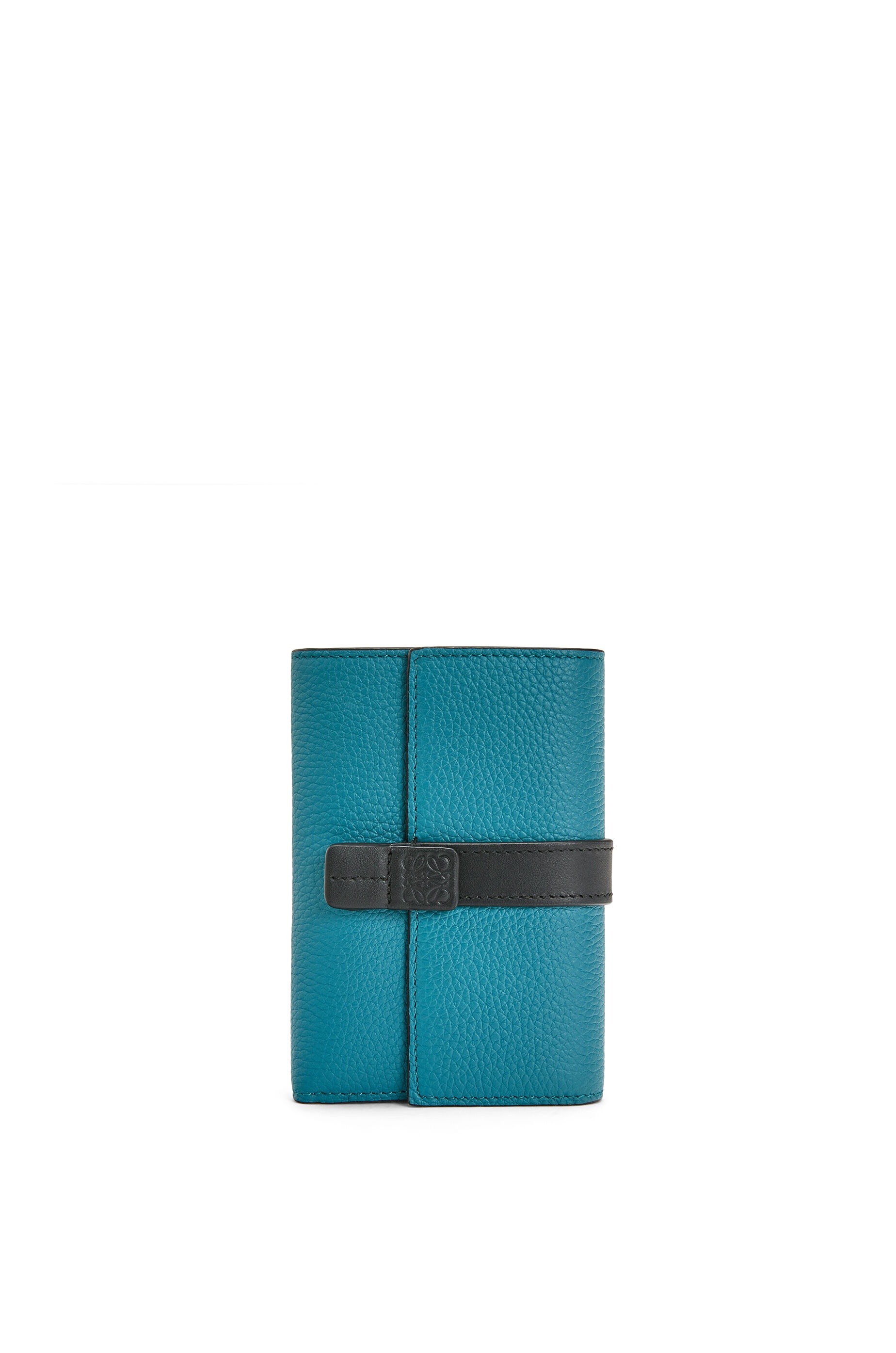 Small vertical wallet in soft grained calfskin - 6