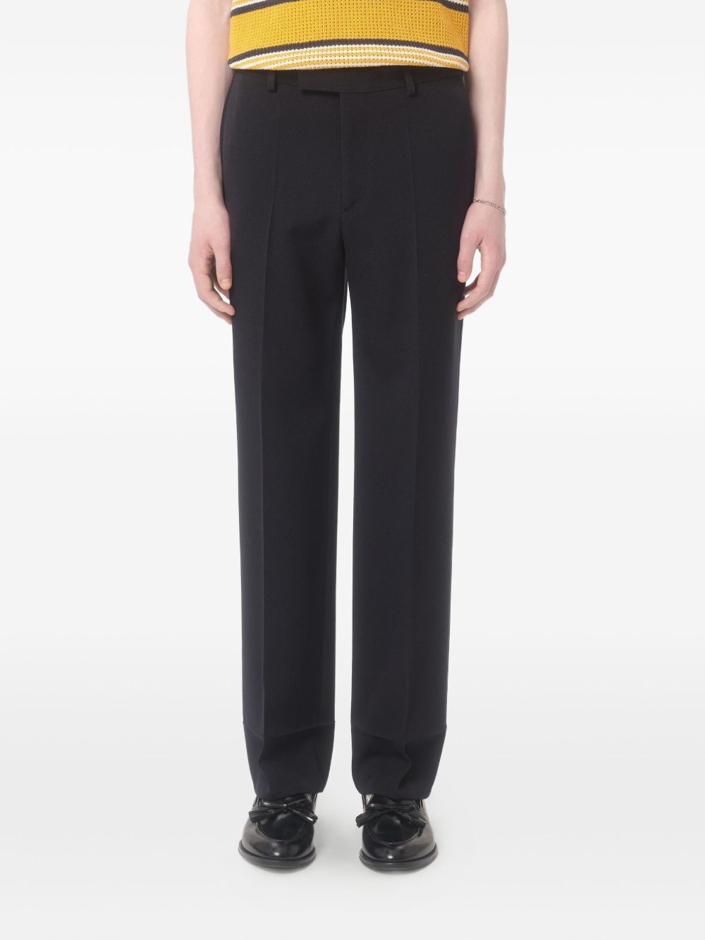 WOOL GABARDINE PANTS - 3