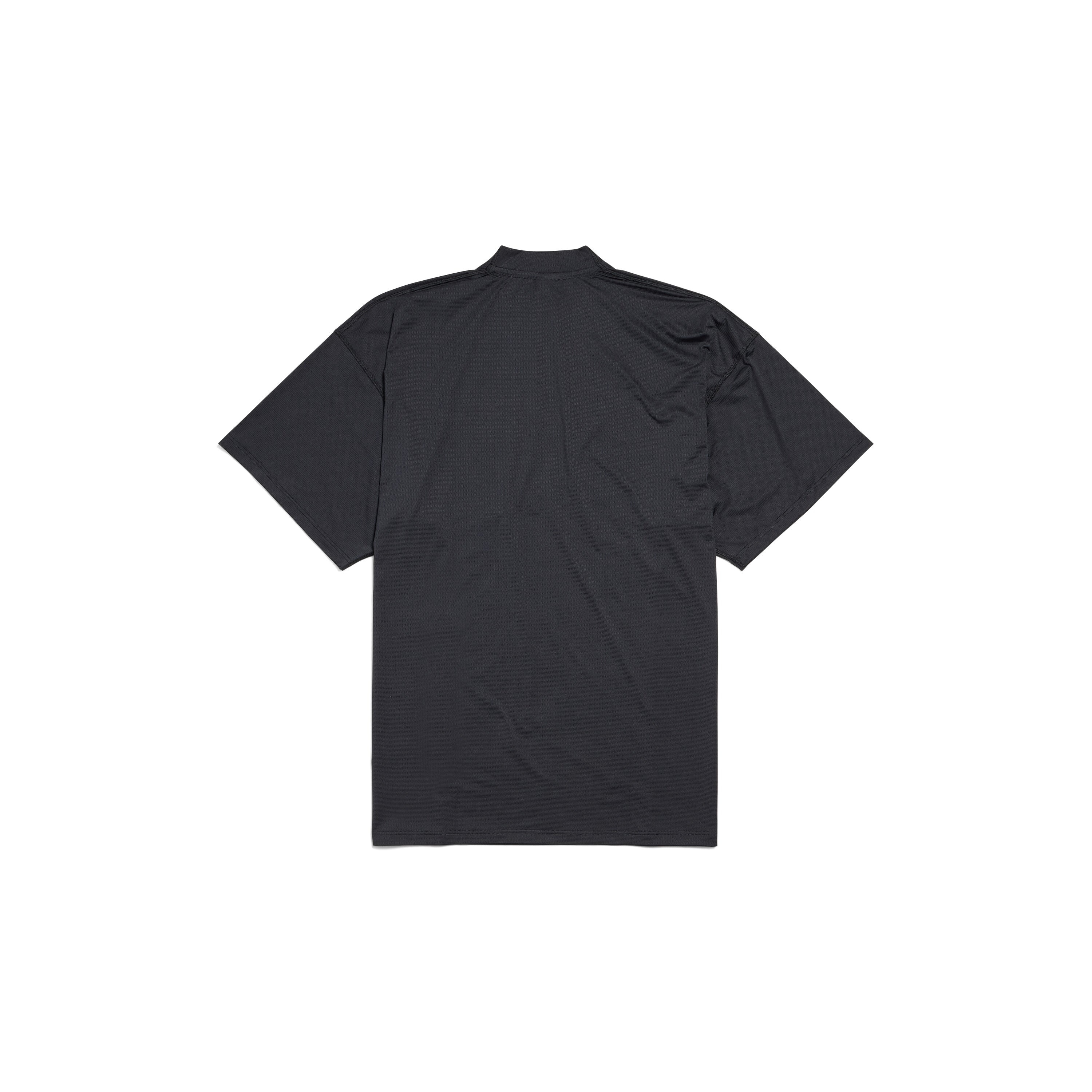 (WMNS) Balenciaga Activewear T-shirt Large Fit 'Black' 7932884E3B31081 - 2