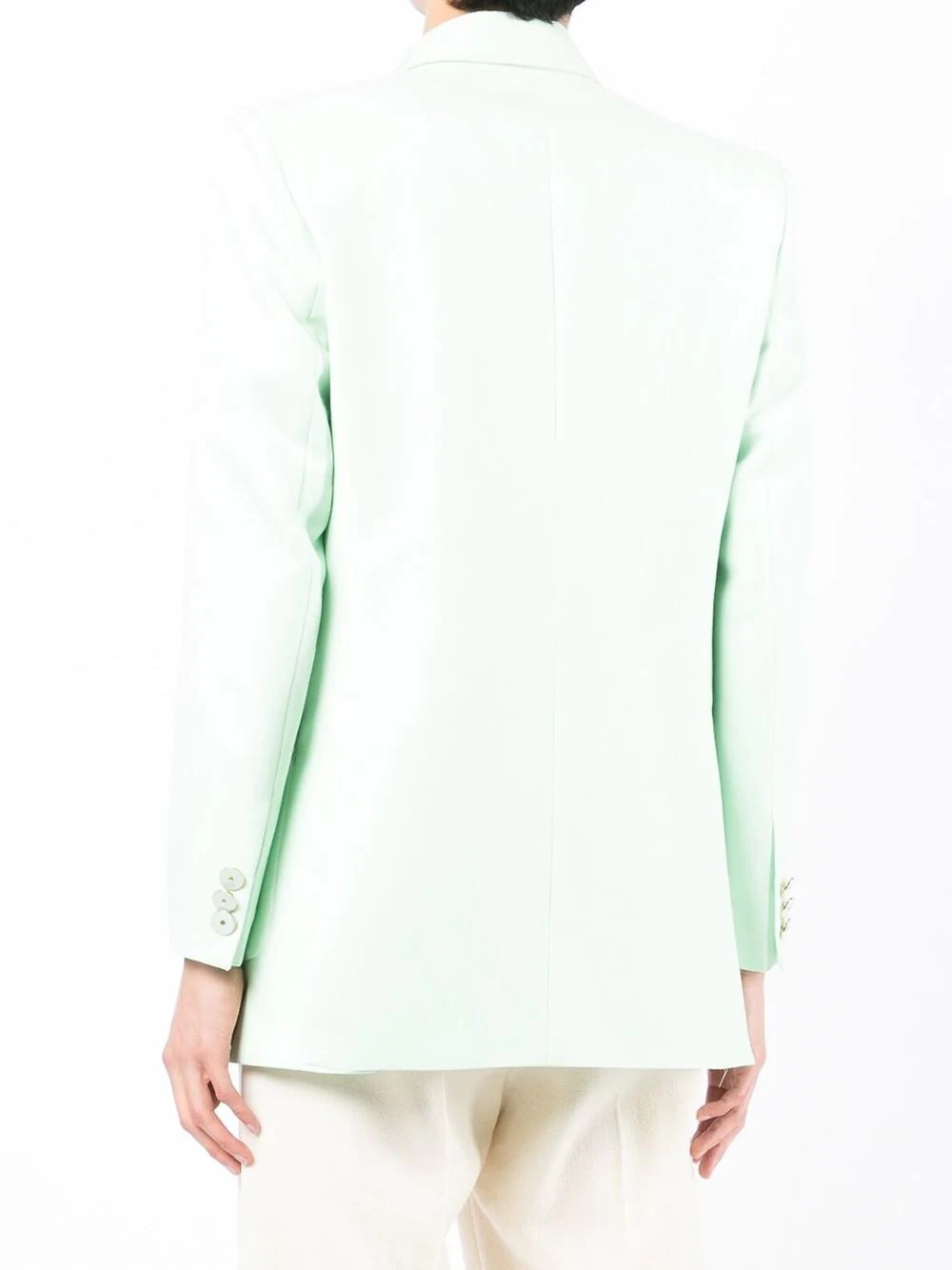 Memphis Pinstripe Single Breasted Rib Blazer - 4