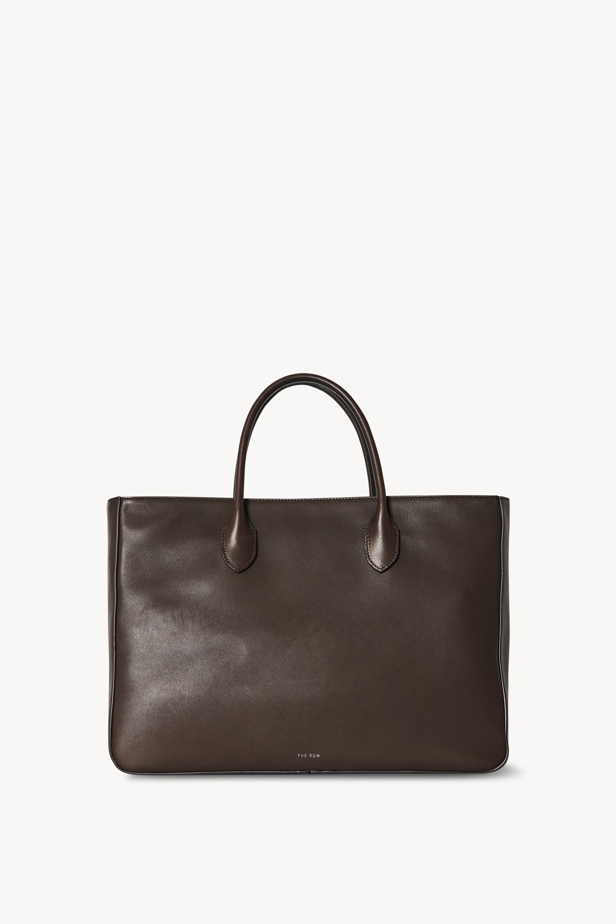 トートバッグ 25ss The Row Henri Tote Bag In Grainy Leather W1759L41BRUS The Row Henri Tote Bag | Black | FARFETCH