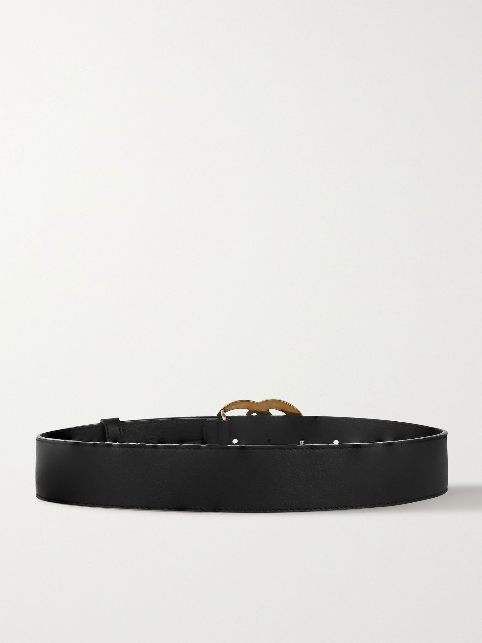 Leather belt Black - 5