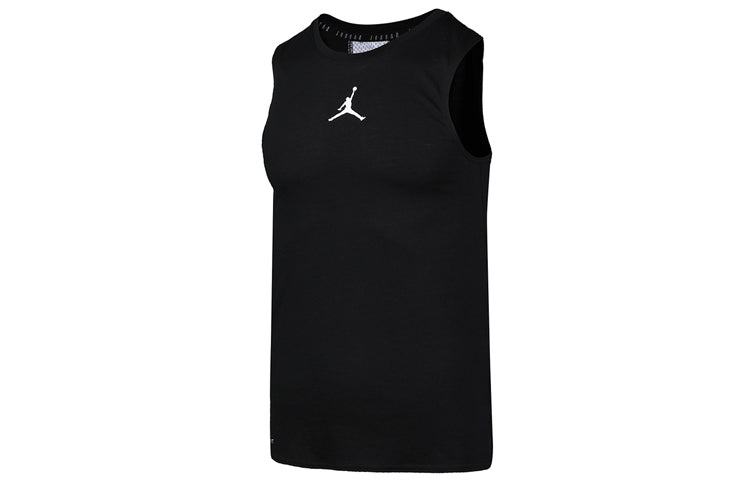 Air Jordan Air Logo Printing Breathable Basketball Vest Black CZ7851-010 - 2