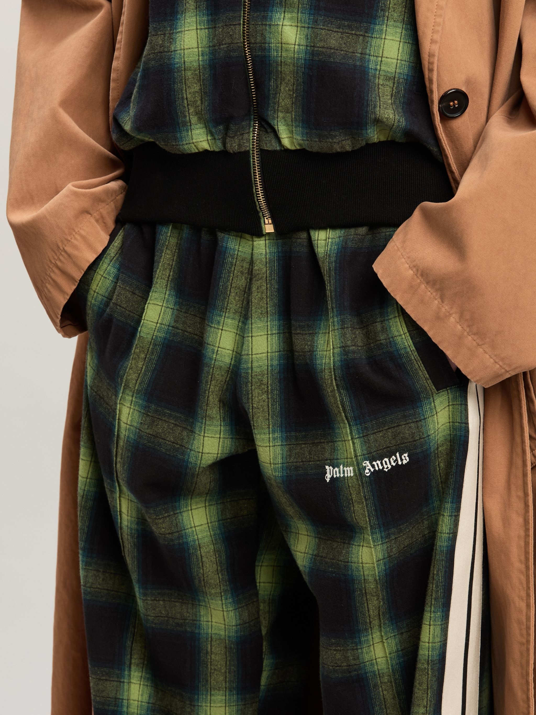 Checked Track Pants - 6
