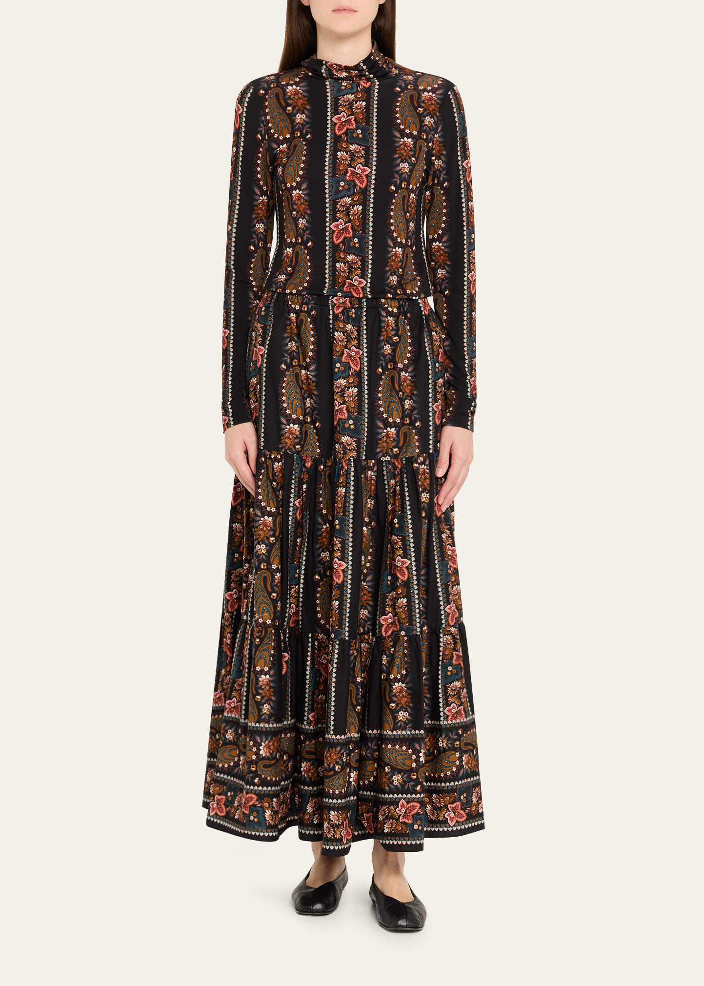 Melanie Tiered Maxi Skirt - 2