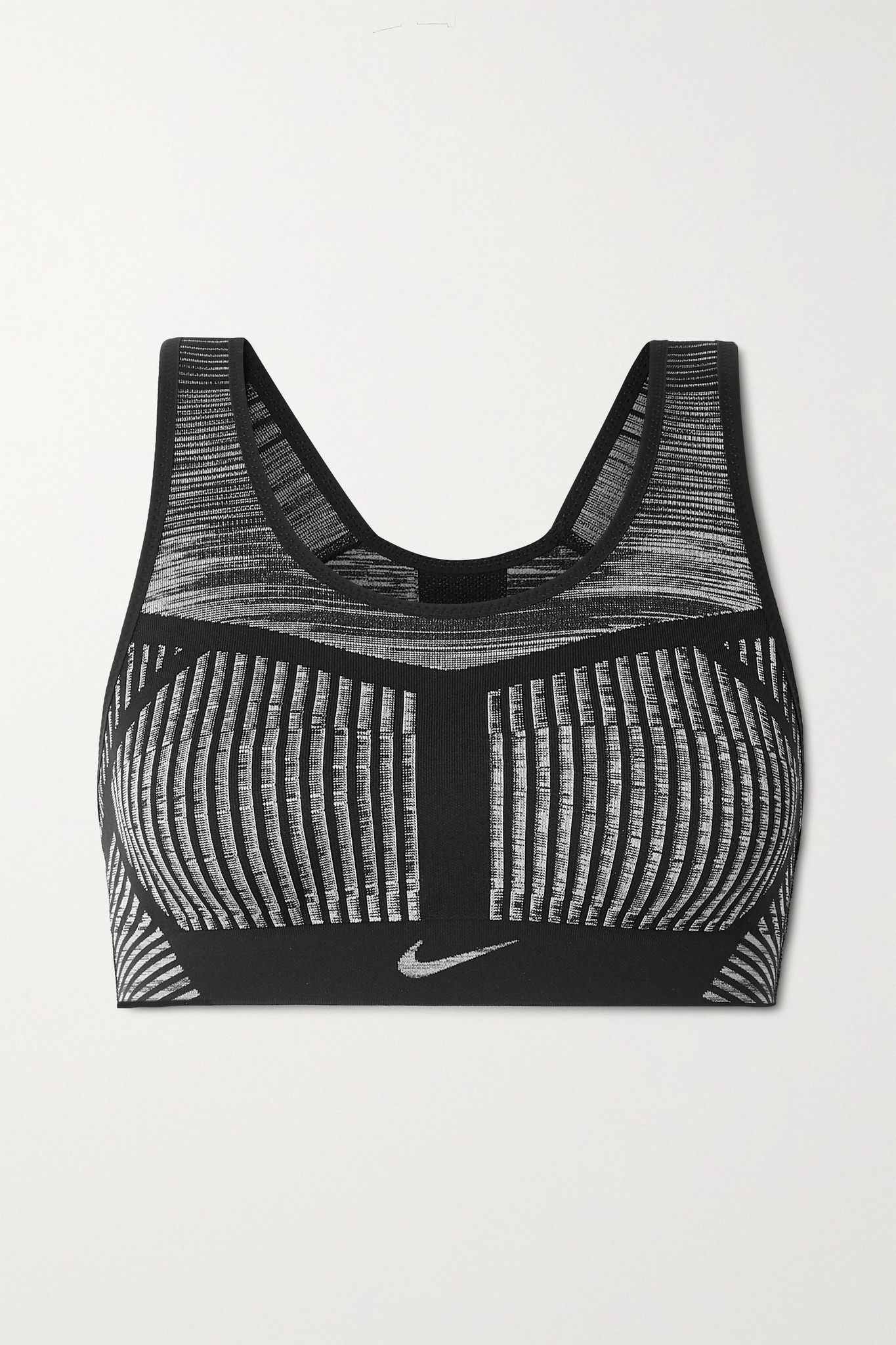 Fe/Nom striped Flyknit sports bra - 1