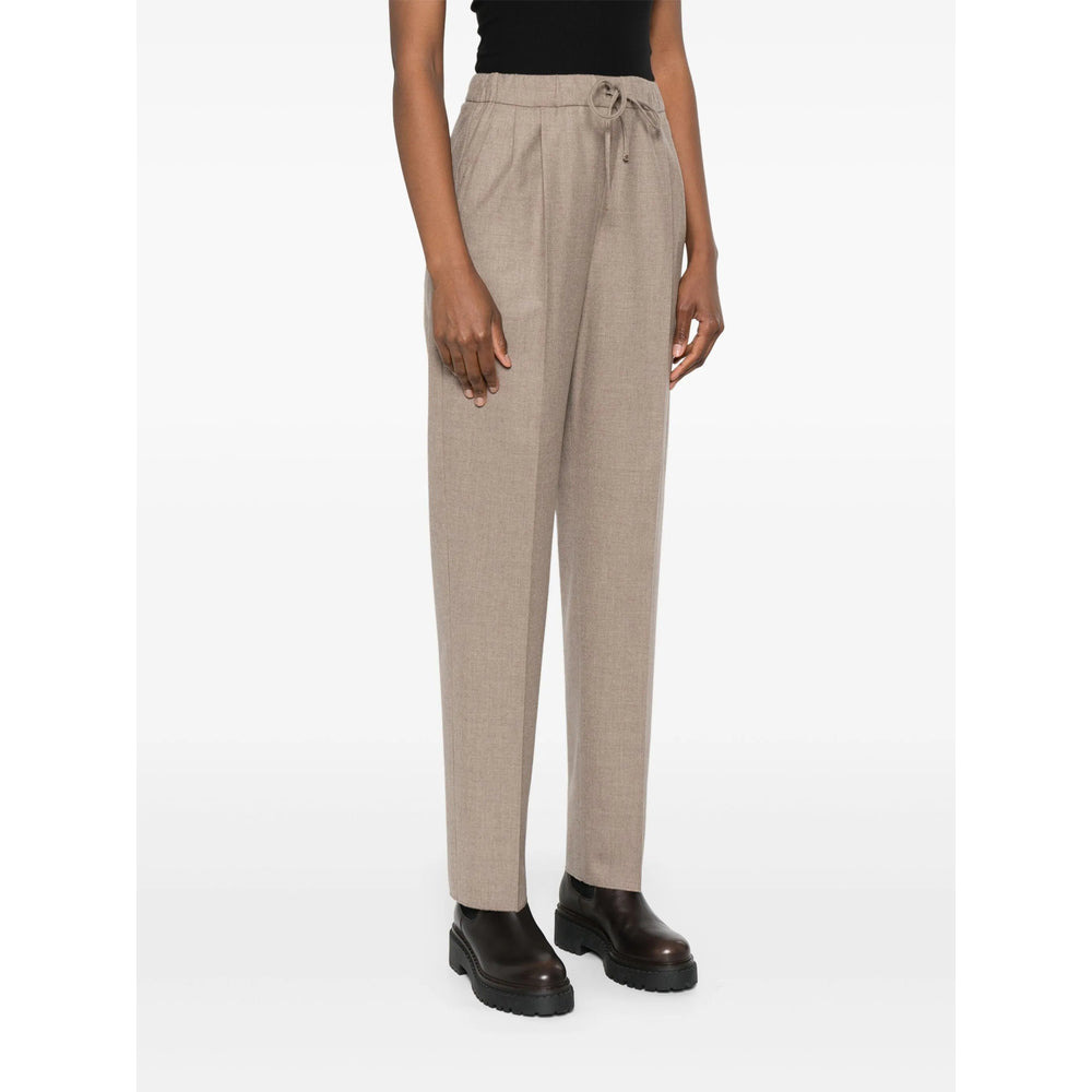 Max Mara Brown Trousers - Straight Trousers Women - 2
