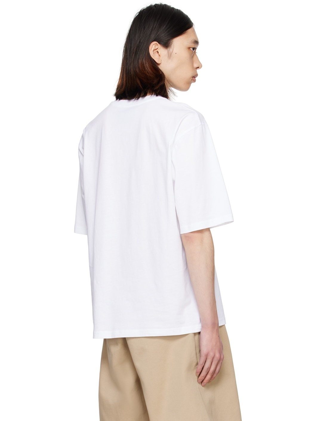 White Embroidered T-Shirt - 3