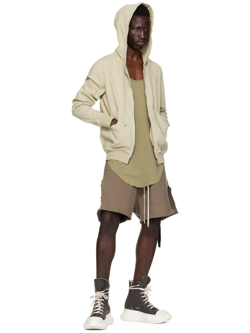Rick Owens DRKSHDW Gray Abstract Sneak Sneakers outlook