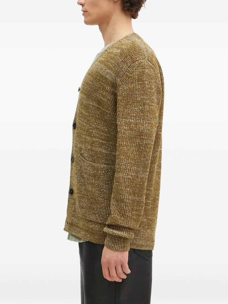 NORSE PROJECTS textured patch-pocket cardigan outlook