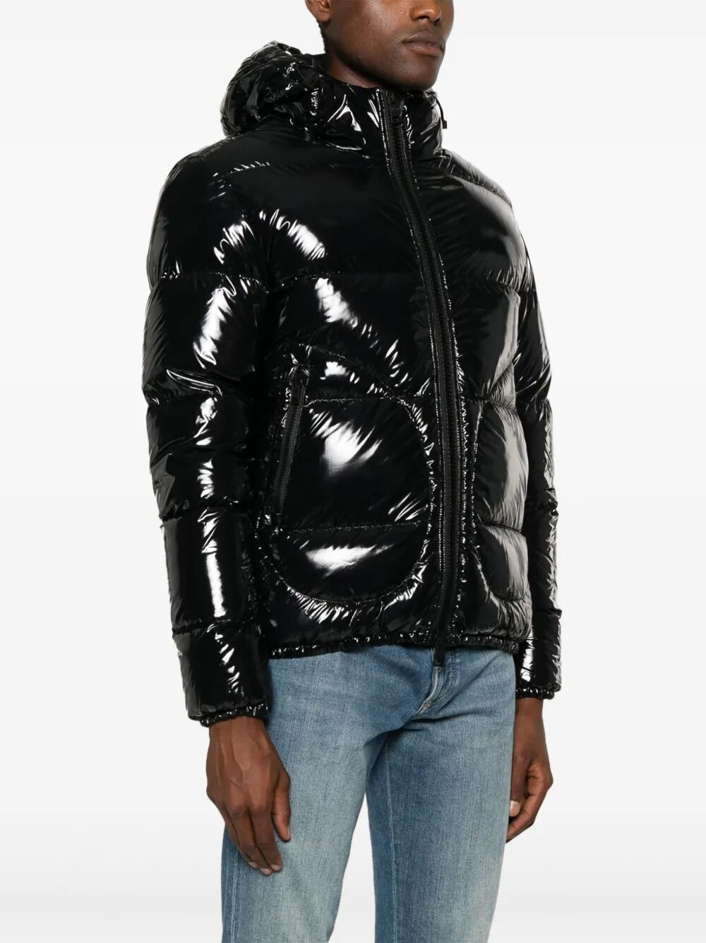 Herno Men "Bomber Gloss" Jacket - 5