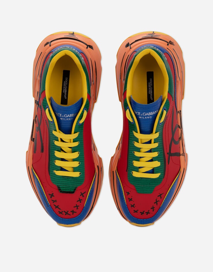 Mixed-materials Daymaster sneakers - 4