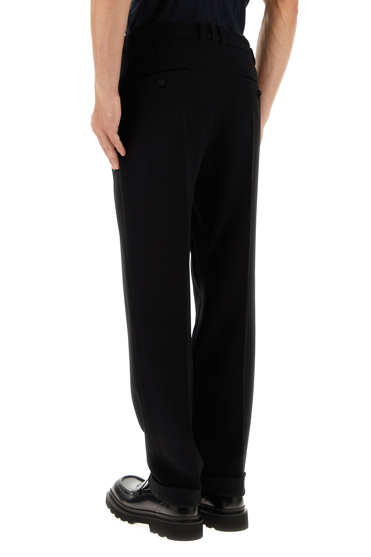 Black wool pant - 4