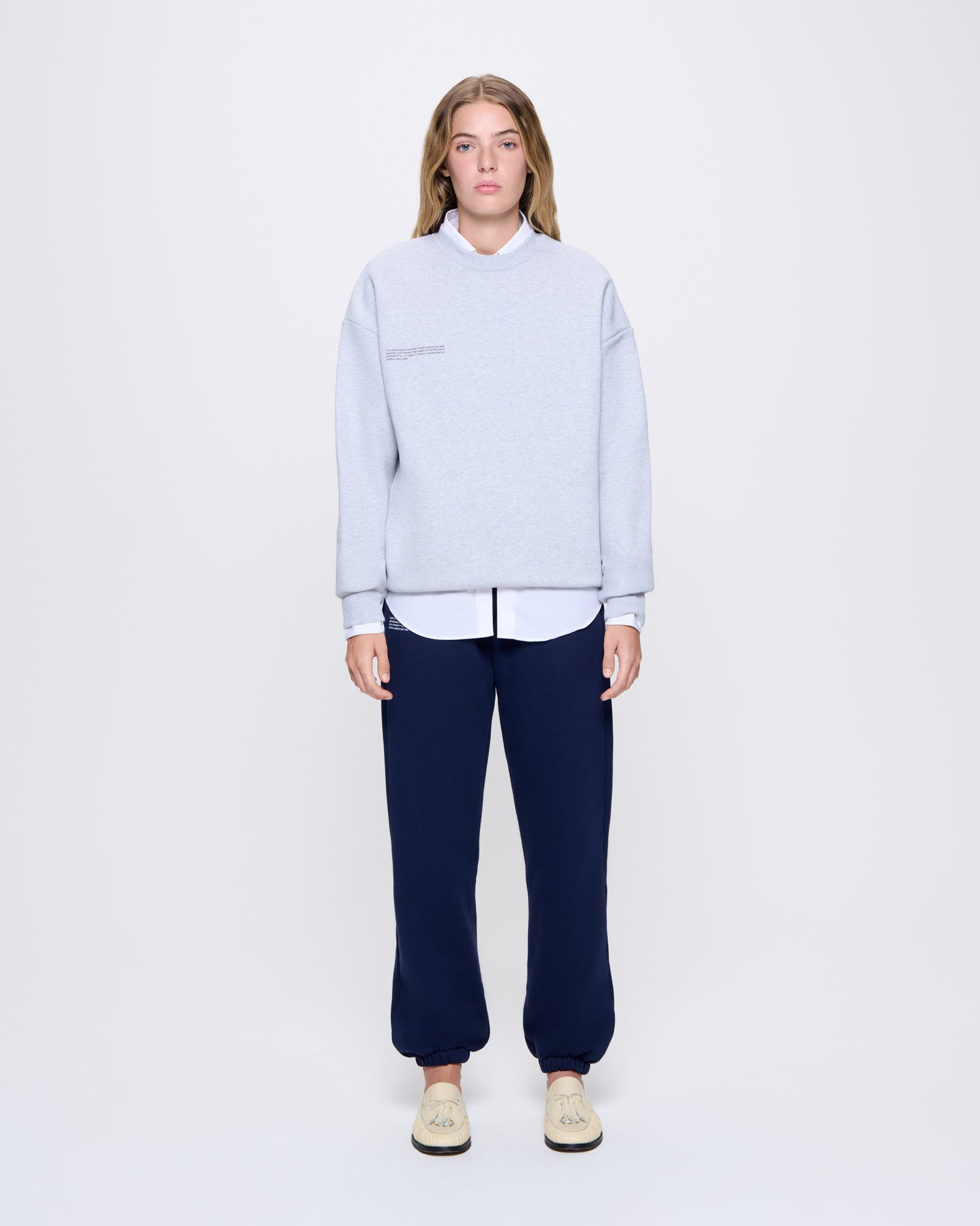 Womens 365 Heavyweight Sweatshirt - Grey Marl - 3
