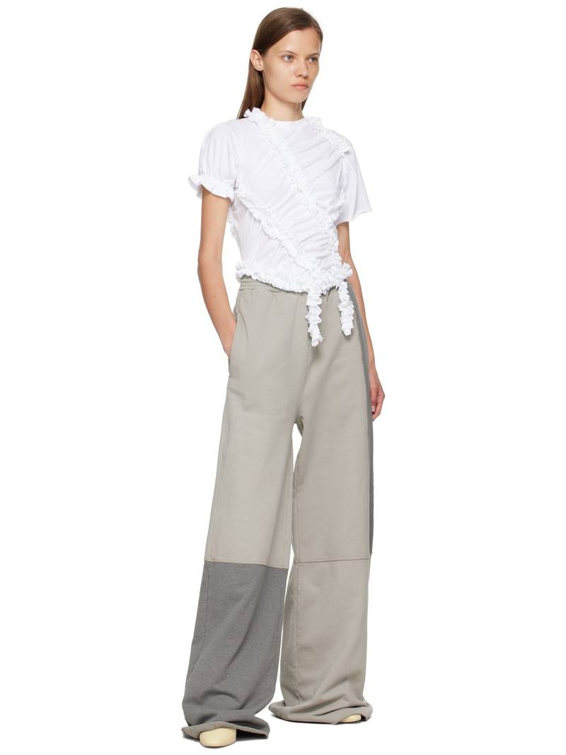 MM6 Maison Margiela Off-White 6-Stamp Boots outlook