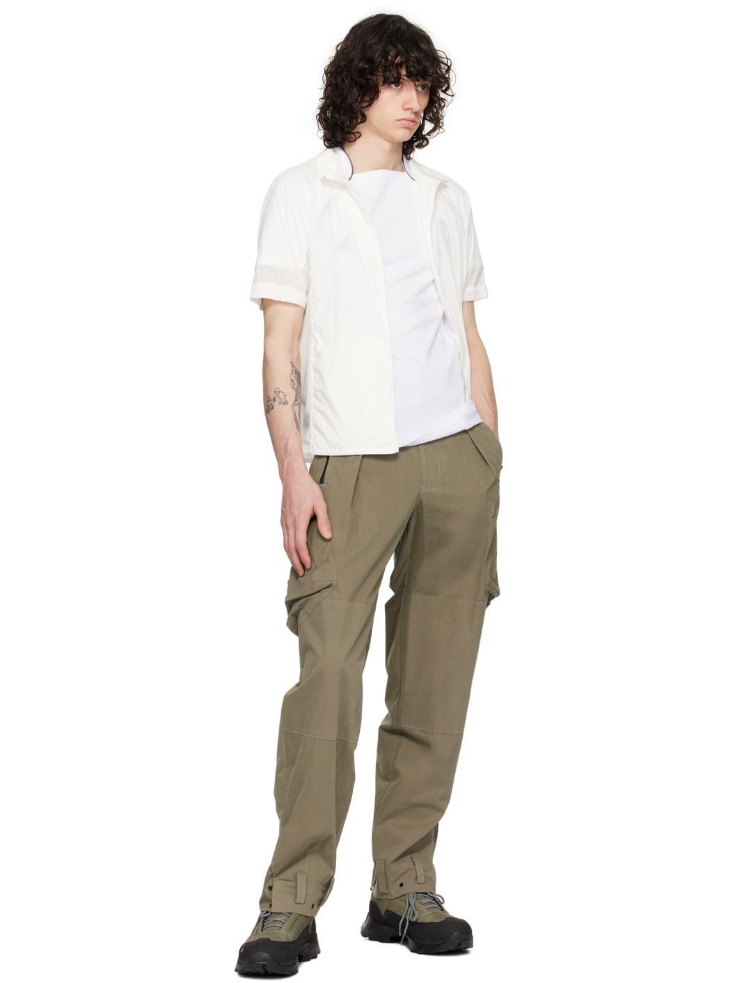 Khaki Military Cargo Pants - 4