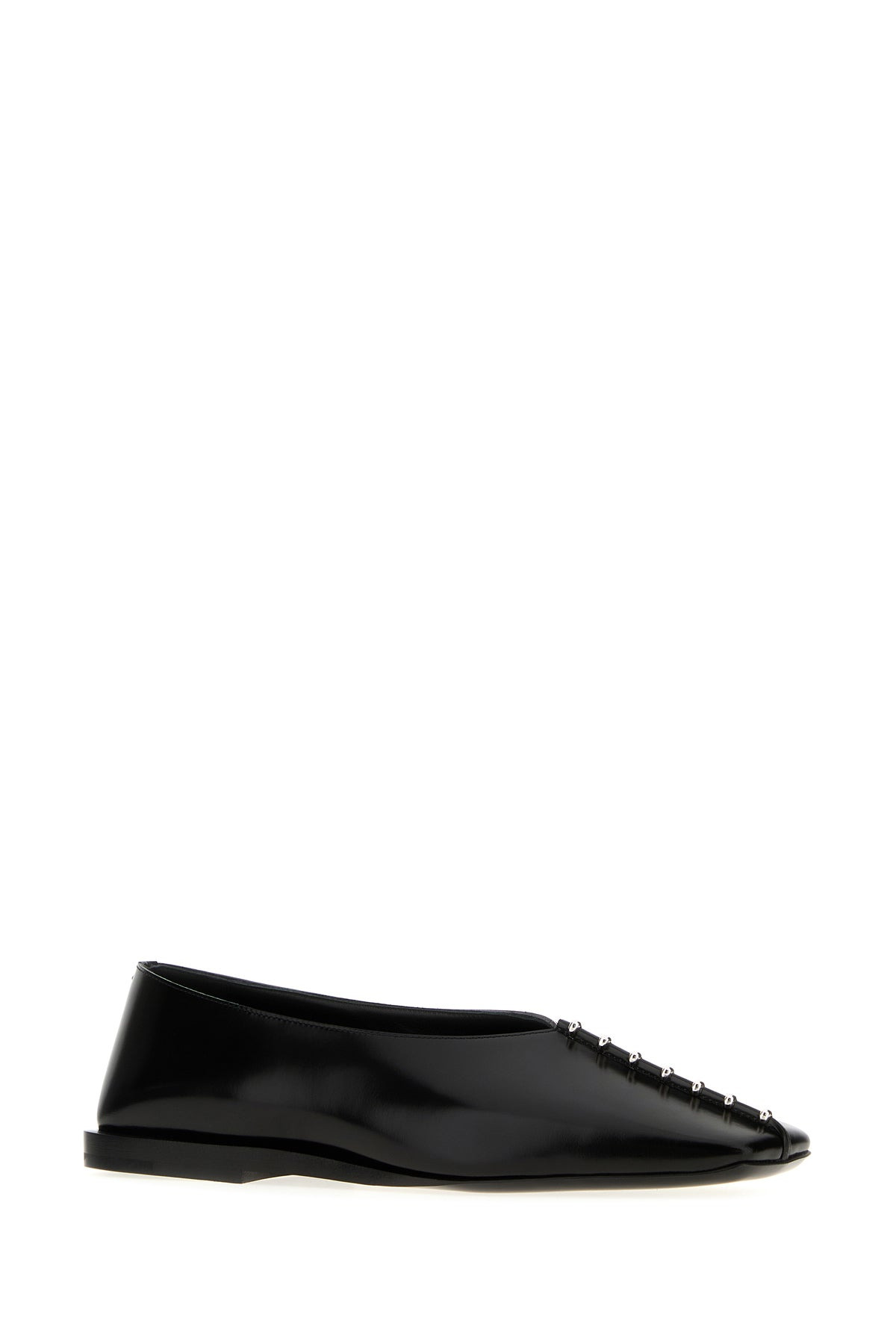 Black leather ballerinas - 2