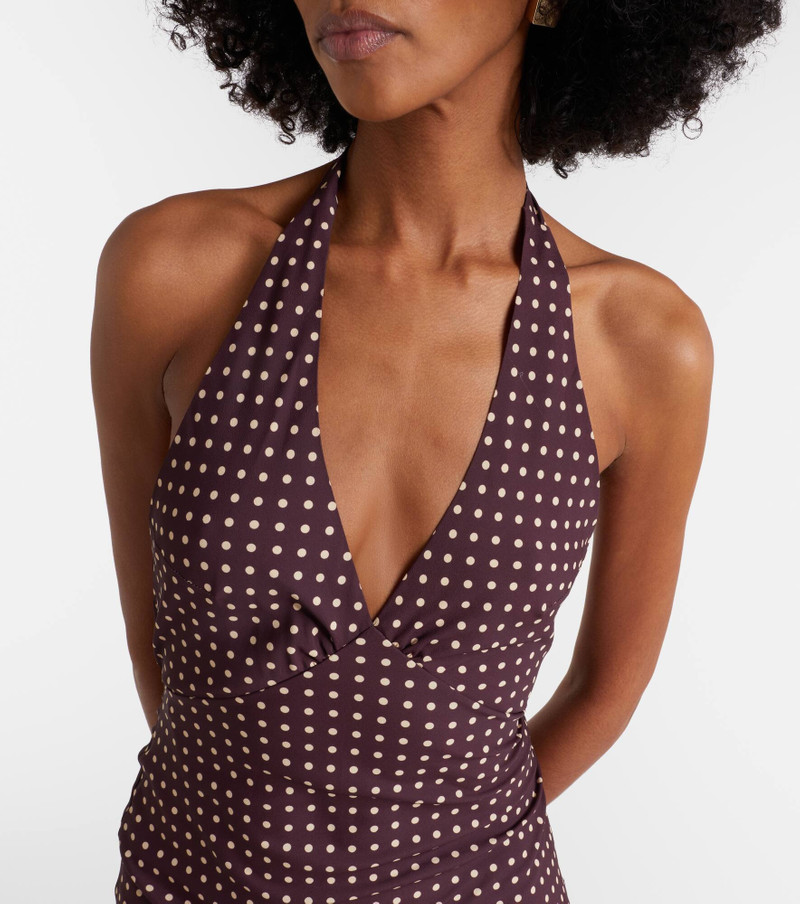 Rosa polka-dot maxi dress 4