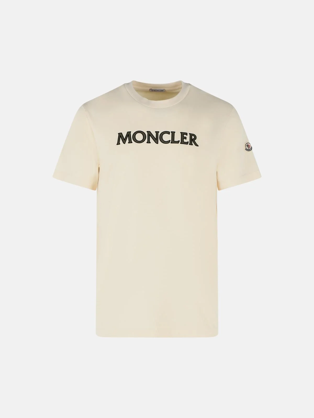 IVORY COTTON T-SHIRT - 1