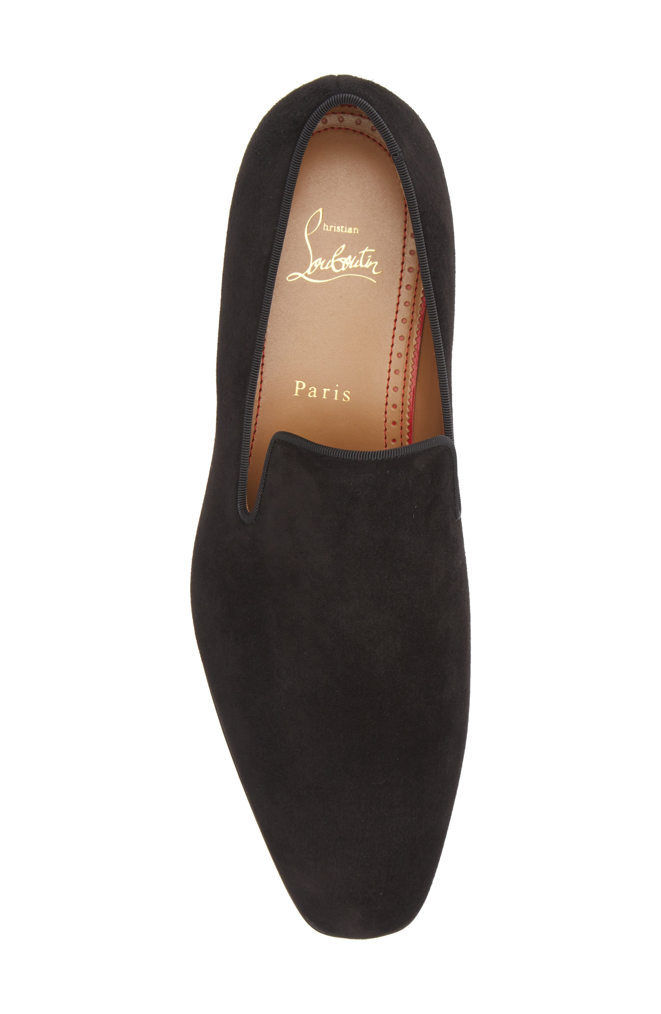 Christian Louboutin Dandelion Venetian Loafer in Black Suede at Nordstrom - 5