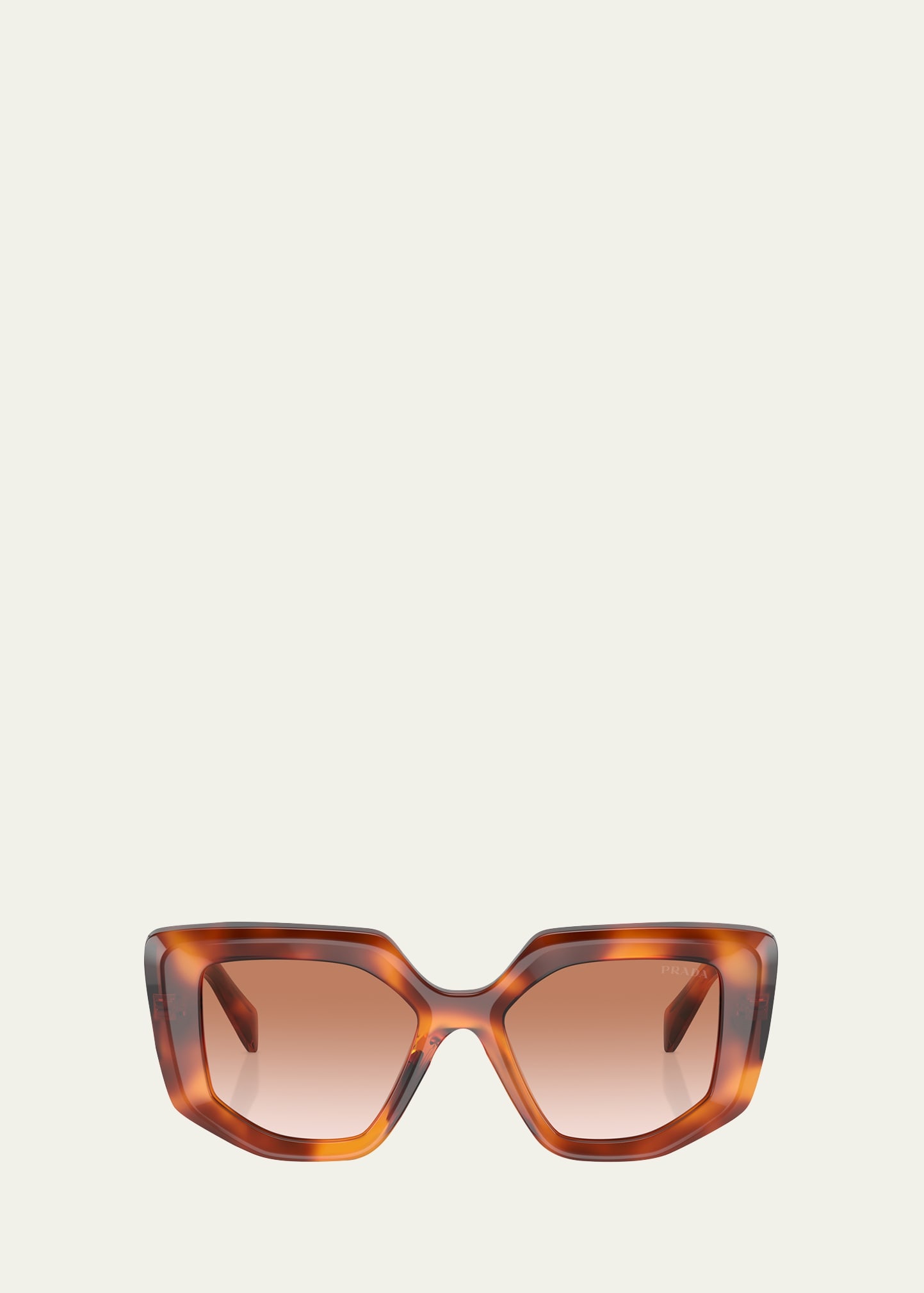 Logo Emblem Acetate Cat-Eye Sunglasses - 1