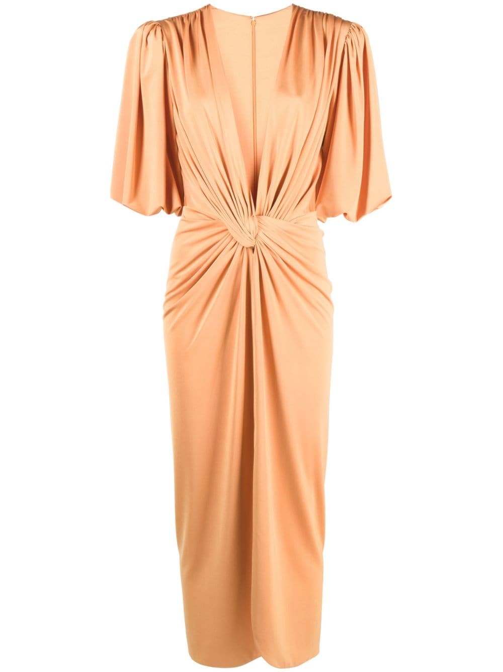 Mika twist-front midi dress - 1