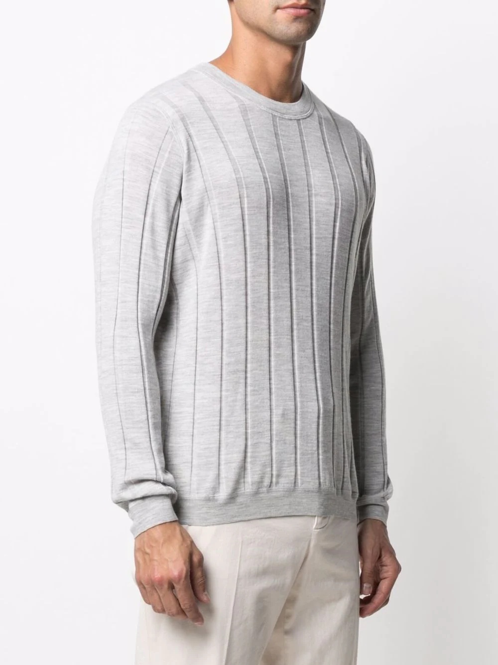 crew-neck knit jumper - 3