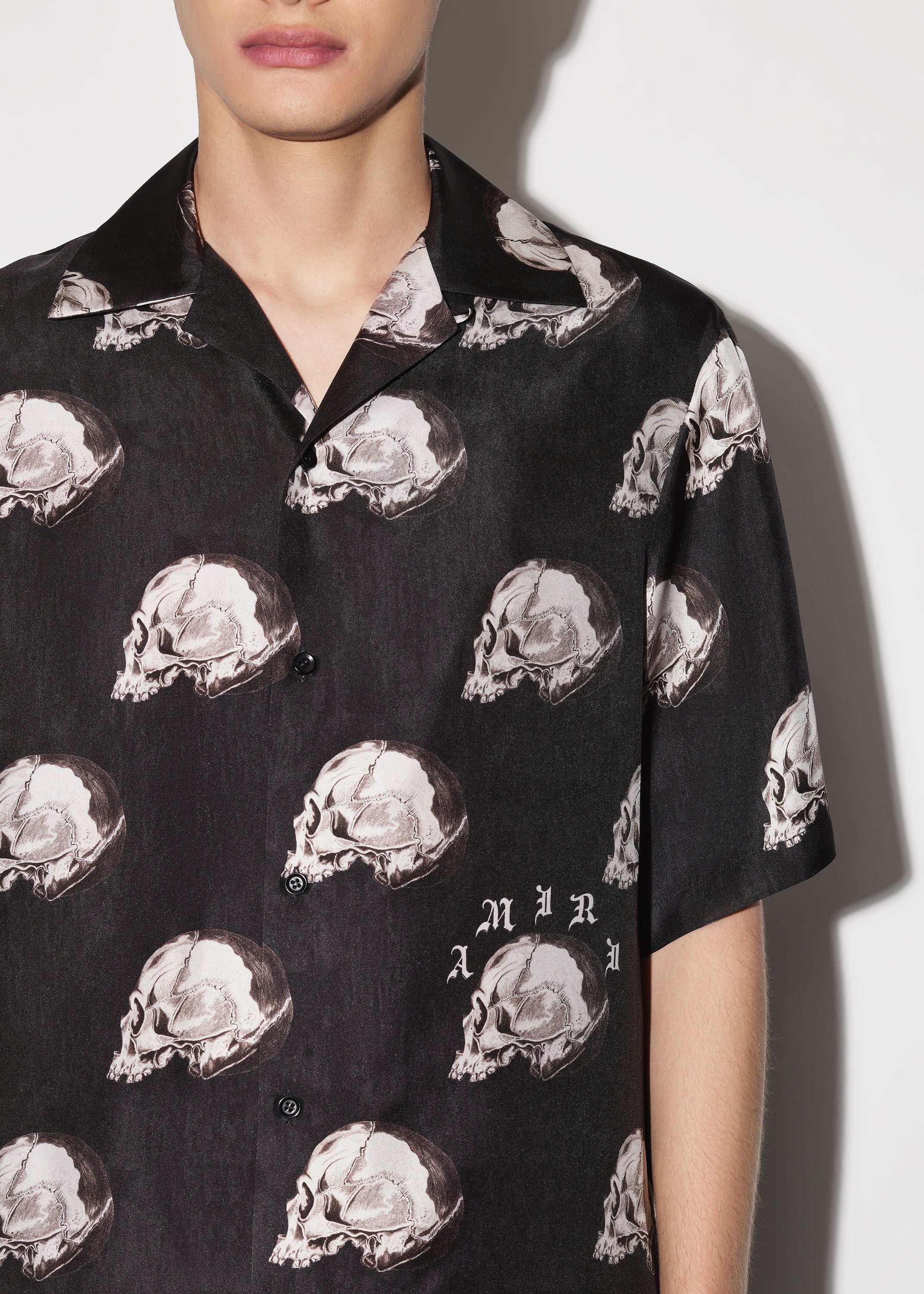 ALL OVER SKULL BOWLING SHIRT - 5