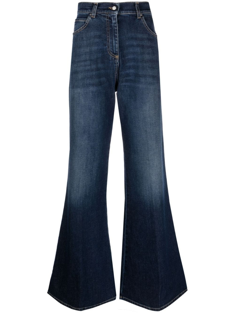 high-rise flared jeans 1