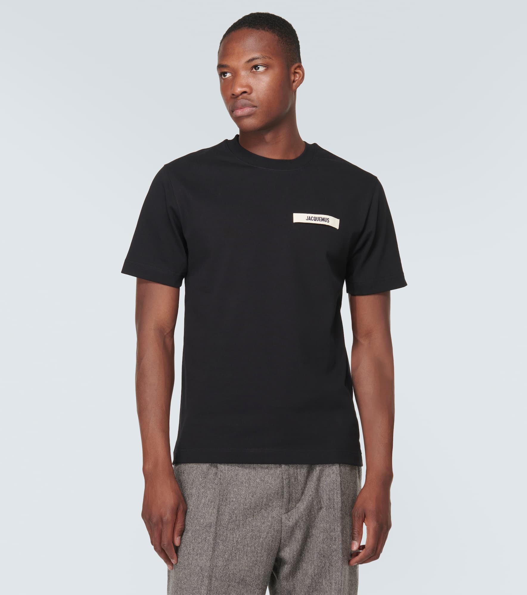 Le T-shirt Gros Grain cotton T-shirt - 3