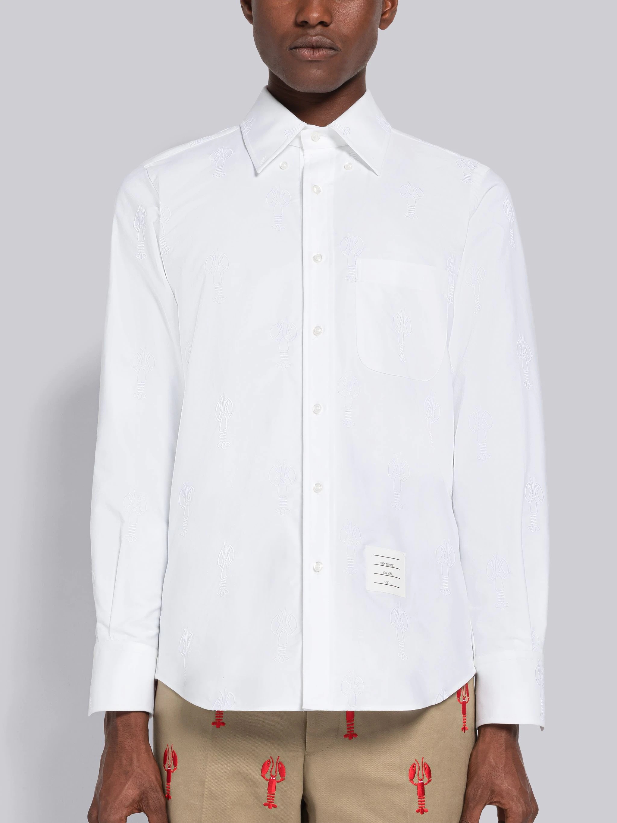 Lobster Half Drop Straight Fit Shirt - 3