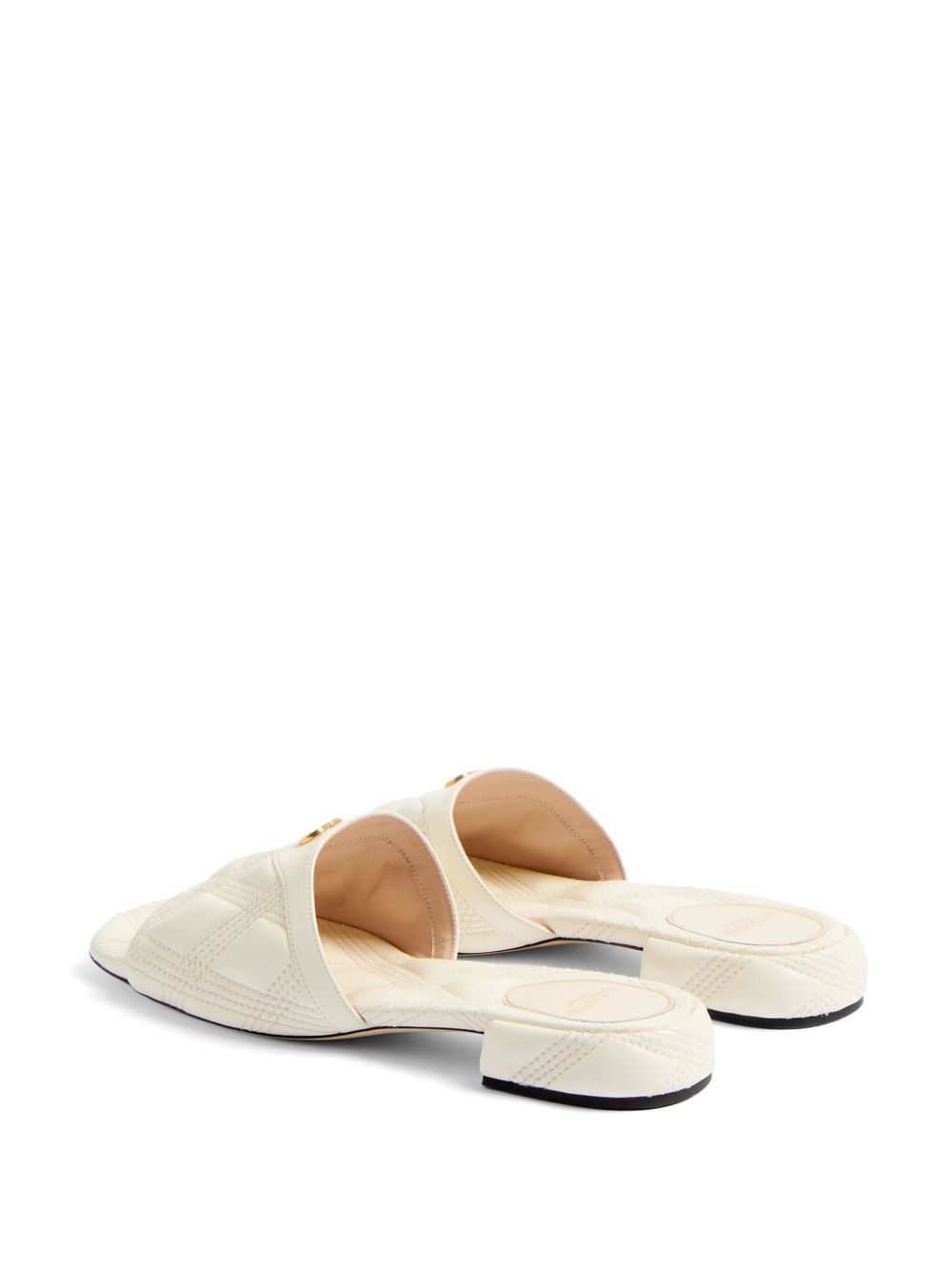 VLogo Signature quilted sandals - 3