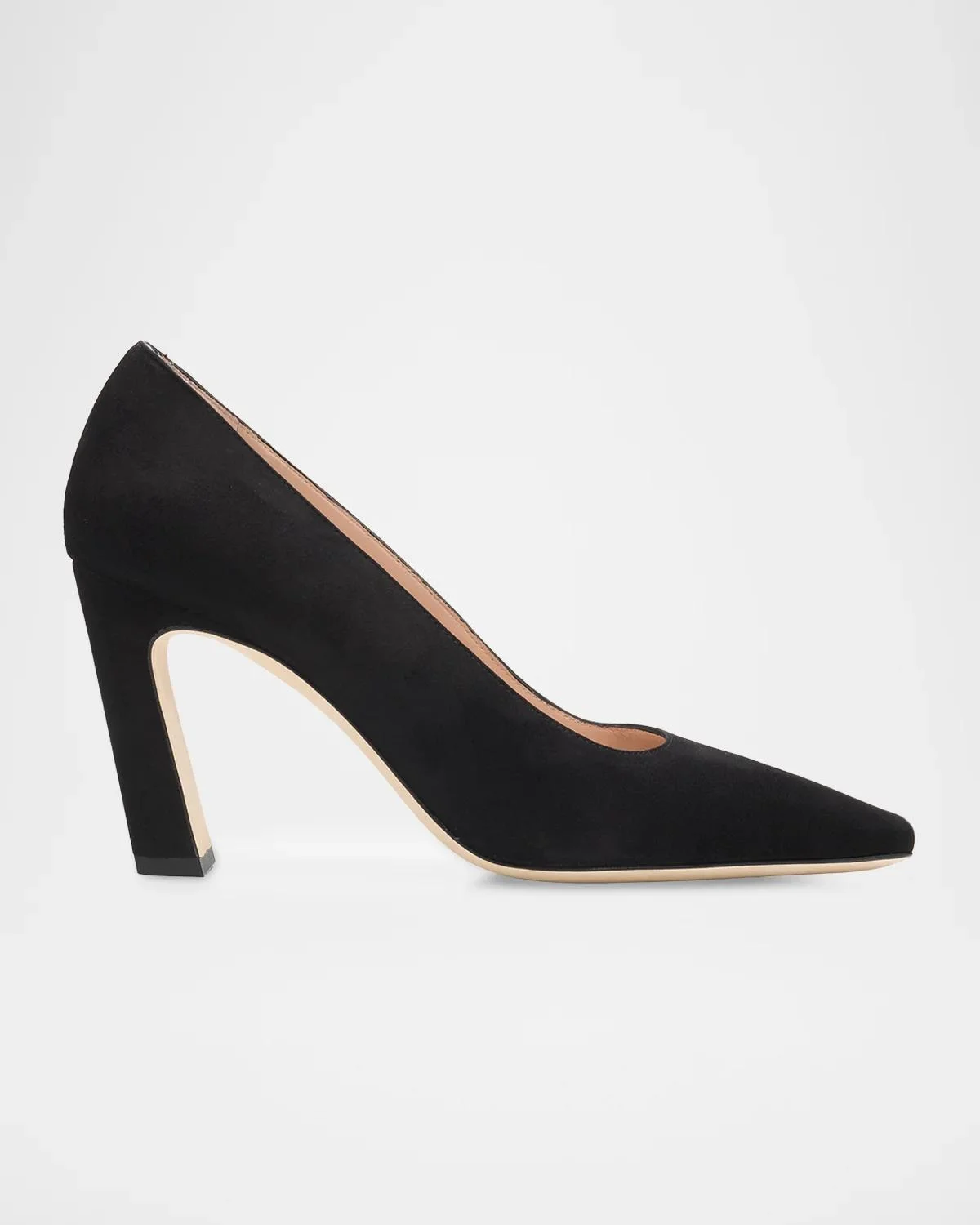 85mm Stassi Satin Pumps - 1