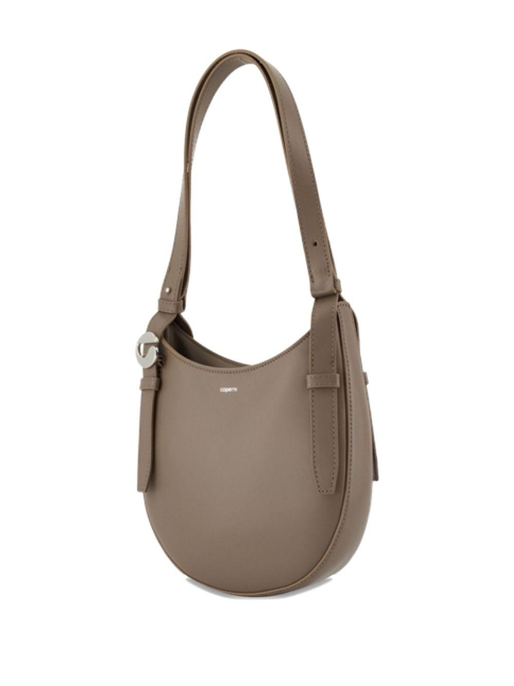 belt-detail half-moon shoulder bag - 2