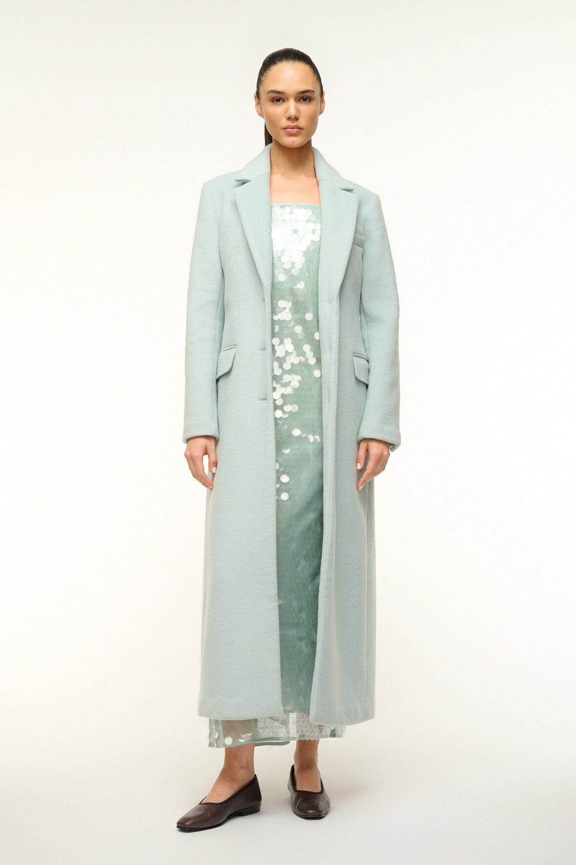 STAUD SANZA COAT MIST - 2