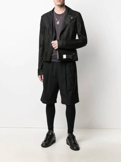 Rick Owens Performa panelled biker jacket outlook