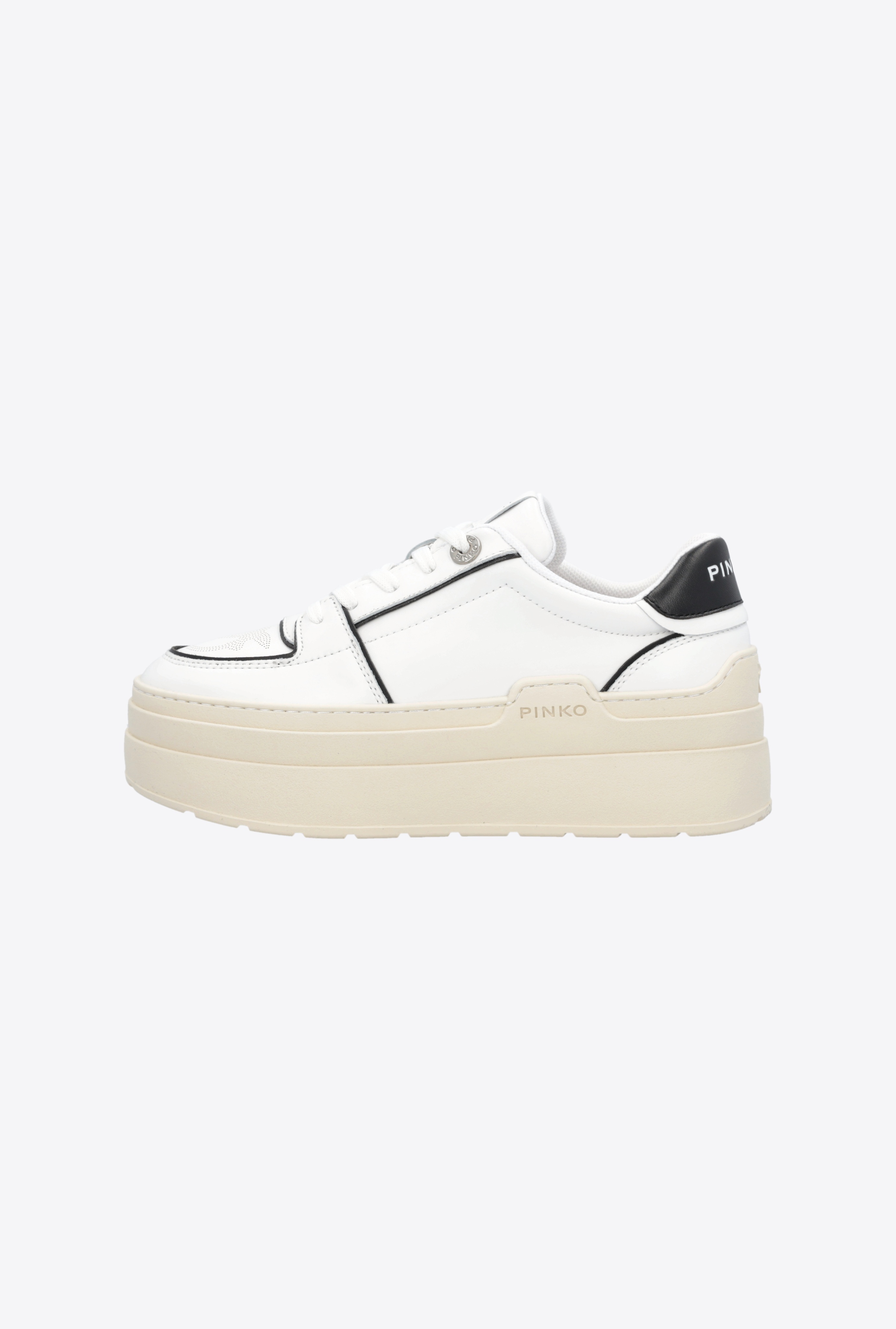 TWO-TONE PLATFORM SNEAKERS - 5