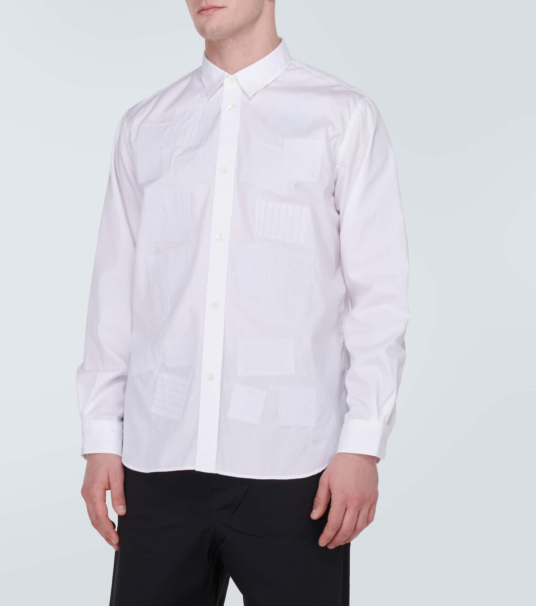Patchwork cotton shirt - 3